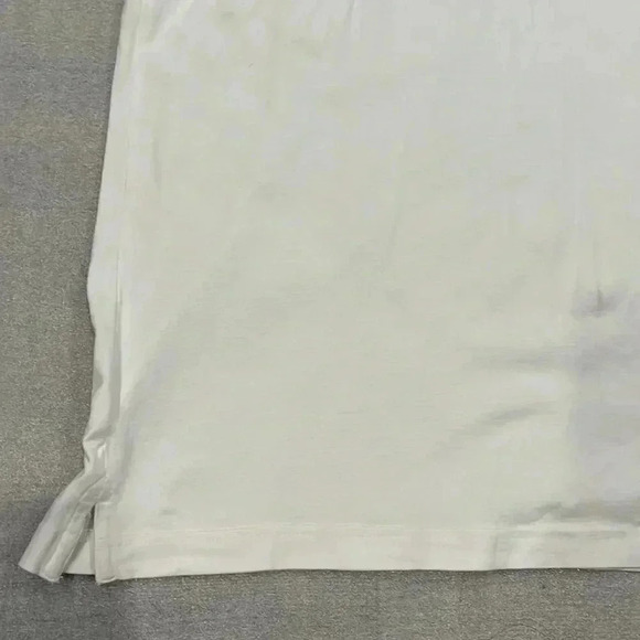 ❤️2/$30❤️[L]Roebuck&Co White  Polo Shirt - Picture 3 of 4
